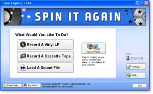 Acoustica Spin It Again Screenshot